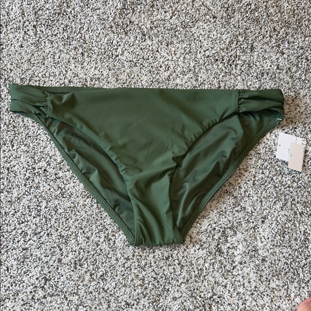 NWT Sunsets Olive Green Swim Bikini Bottom
